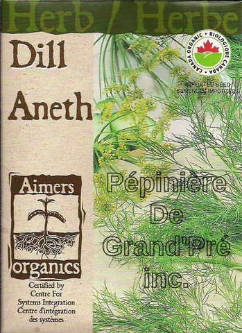 Semences organiques - Aimers - Aneth