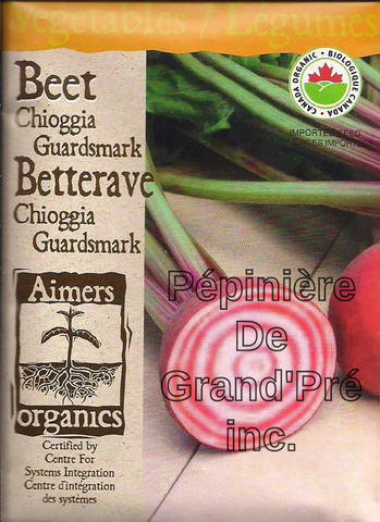 Semences organiques - Aimers - Betterave Chioggia Guardsmark