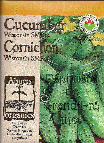 Semences organiques - Aimers - Cornichon Wisconsin SMR58