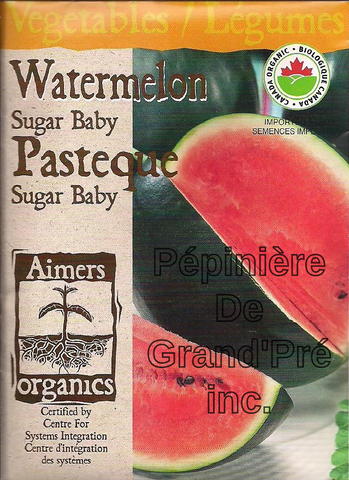 Semences organiques - Aimers - Pastèque Sugar Baby