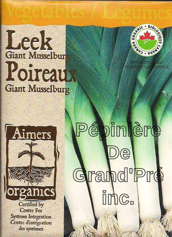 Semences organiques - Aimers - Poireaux Giant Musselburg