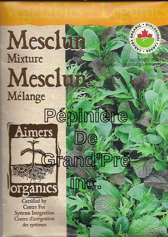 Semences organiques - Aimers - Mesclun Mélange
