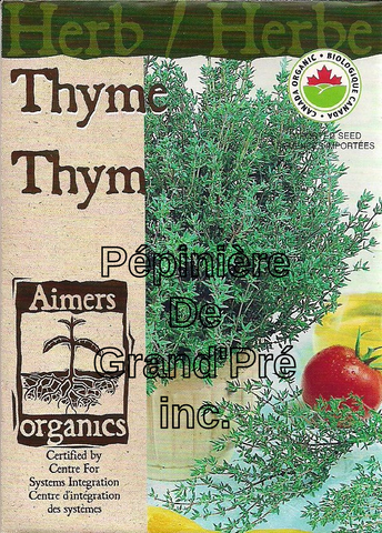 Semences organiques - Aimers - Thym