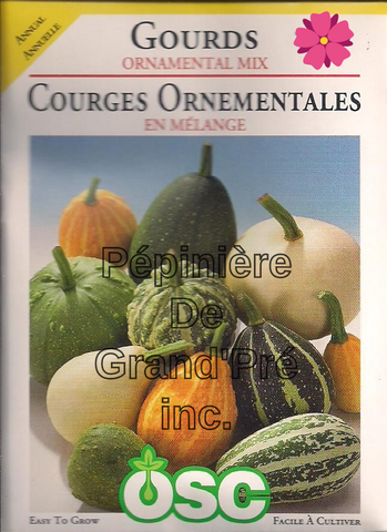 Semences OSC - Courges ornementales en mélange