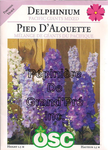 Semences OSC - Pied d'Alouette mélange de Géants du Pacifique