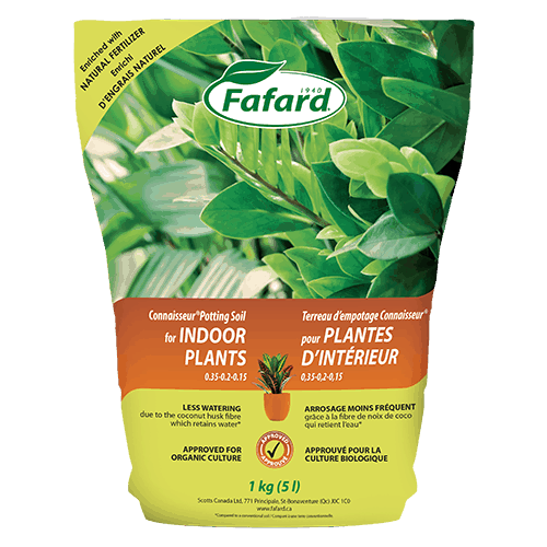 Terreau d'empotage Connaisseur pour PLANTES D'INTÉRIEUR